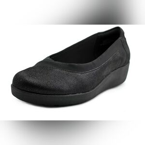 NIB Easy Spirit Kathleen Slip-On Shoes Black Sz 9W